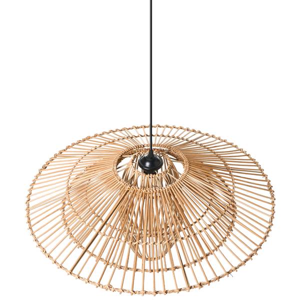 Pendelleuchten BOTIJAS Blau - Rattan - 66 x 150 x 66 cm