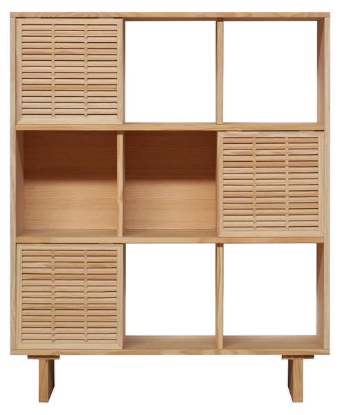 Standregale Morell Unlackiert Braun - Kiefer - 98 x 121 x 30 cm