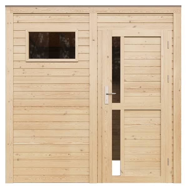 Gartenhaus M325F1 Beige - Fichte - 208 x 210 x 202 cm