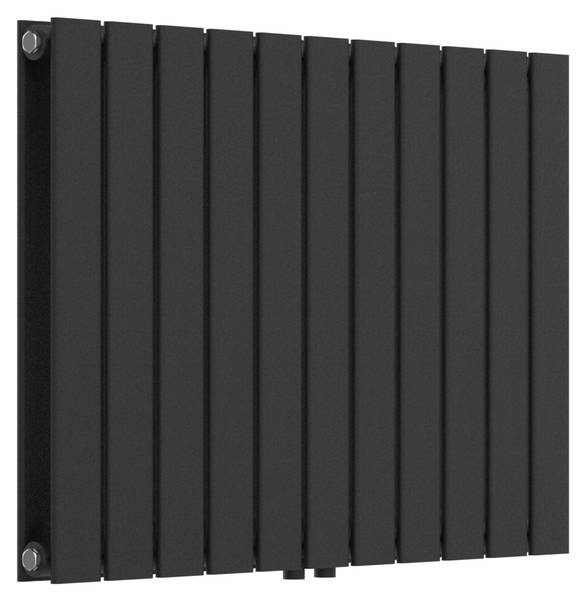 Designheizkörper Nore Schwarz - Stahl - 80 x 60 x 80 cm