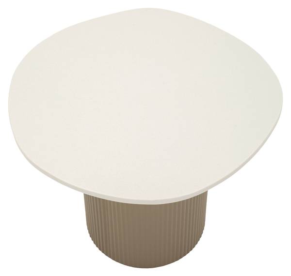 Besteilltisch Frankfurt Grau - Metall - 48 x 39 x 46 cm