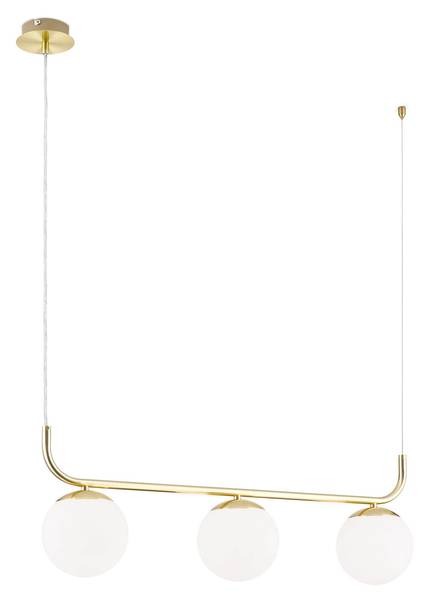 Hanglamp MADIS goud - glas - 15 x 26 x 75 cm