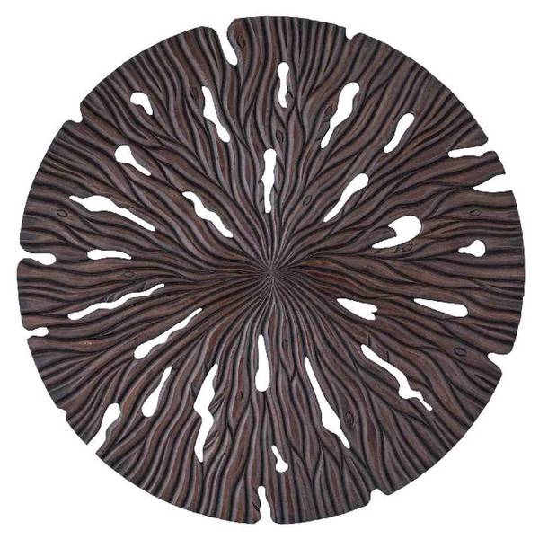 Wanddekoration Bonte Braun - 120 x 120 cm