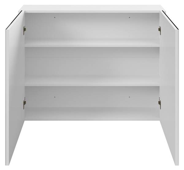 Badezimmer MARTINA Weiß - Holzwerkstoff - Holz teilmassiv - 100 x 45 x 45 cm