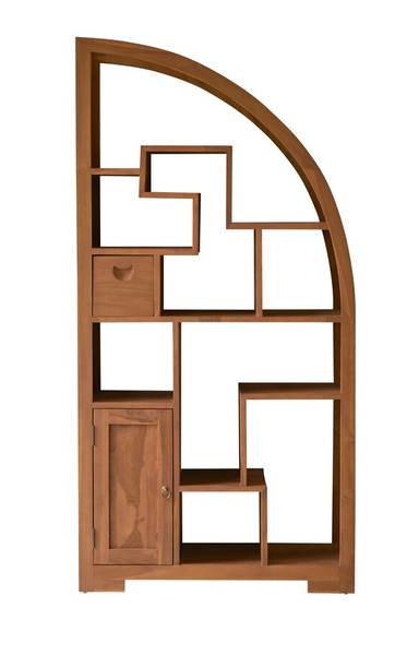 Bücherregal Alco Tipo Beige - Teakholz - 90 x 180 x 40 cm