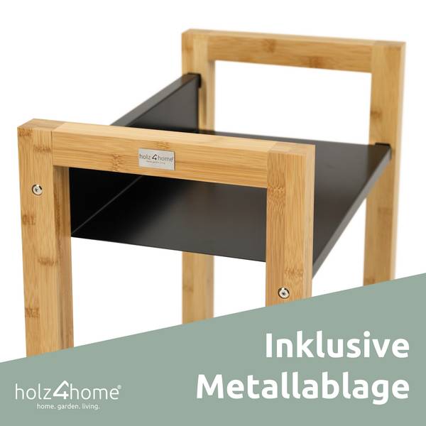 Getränkekistenregal H4H Braun - Bambus - 32 x 112 x 56 cm