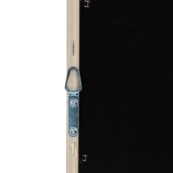 Gerahmte bedruckte Leinwand EKA Braun - Holzwerkstoff - 3 x 38 x 78 cm