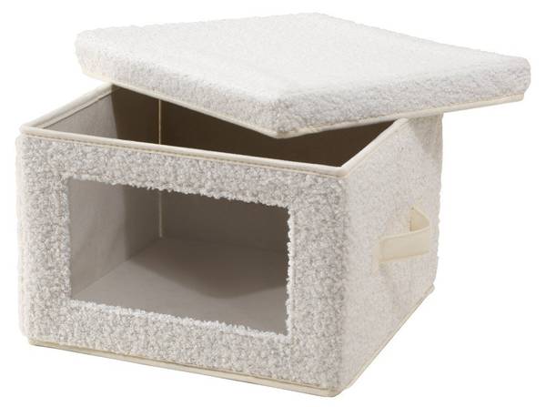 Aufbewahrungsbox 22185 Beige - Polyester - 28 x 30 x 40 cm