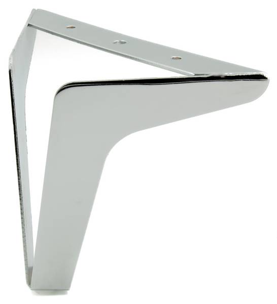 Möbelfuß Olite Silber - Höhe: 15 cm
