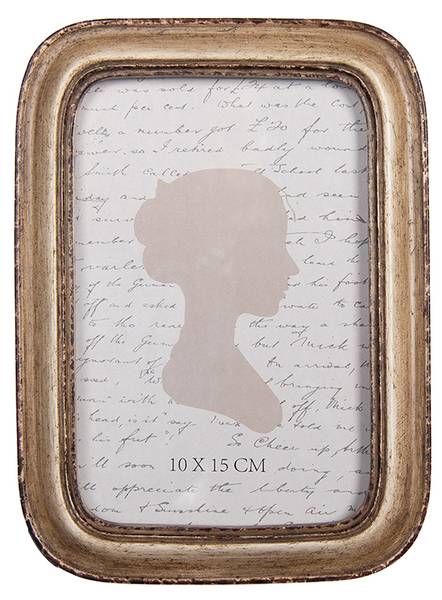 Bilderrahmen Nnaine&Chic Beige - Kunststoff - 2 x 19 x 14 cm