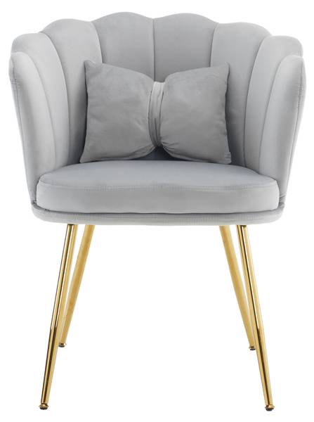 Esszimmerstuhl FlowerSunKiss (4er Set) Grau - 4er Set