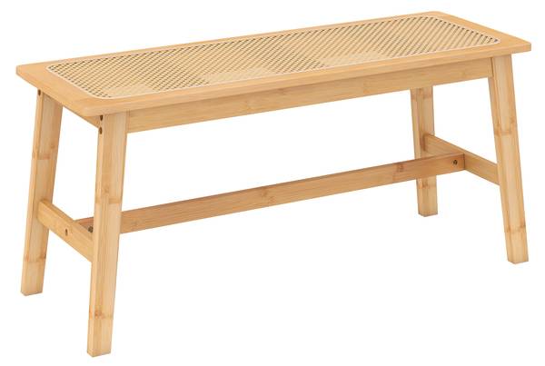 Sitzbank VH34673 Braun - Bambus - 35 x 45 x 100 cm