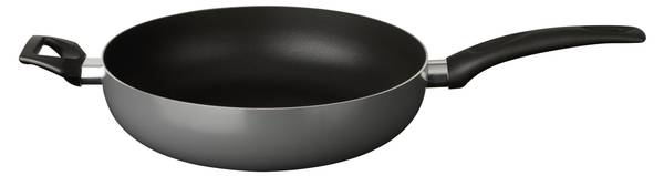 Pfanne RONNY Schwarz - Grau - Metall - 28 x 7 x 28 cm