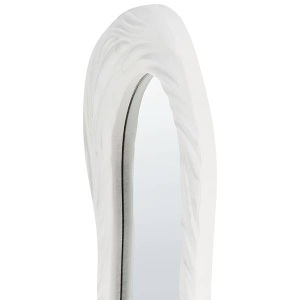 Wandspiegel GUICLAN Weiß - Holz teilmassiv - 61 x 83 x 3 cm