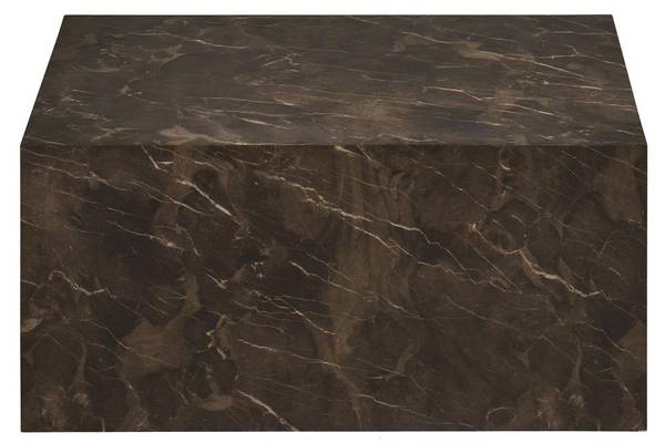 Couchtisch Nuuk Braun - Holz teilmassiv - 80 x 40 x 60 cm