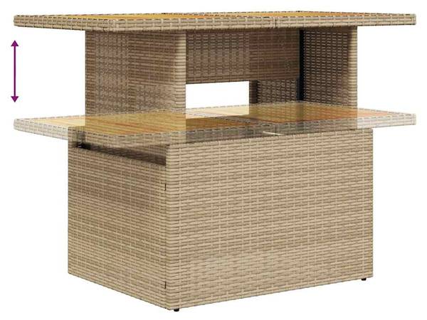Garten-Lounge-Set 3037333-2 (10-teilig) Beige - Grau