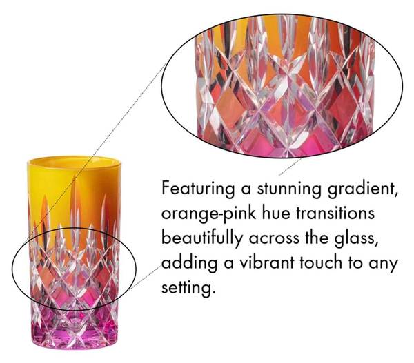 Highball Longdrinkglas Laudon Orange - Pink