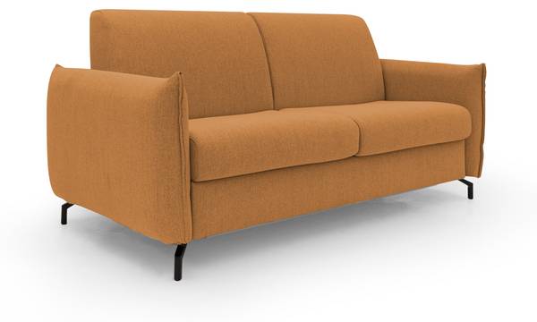 Schlafsofa Scarlet Orange - Microfaser - 175 x 95 x 96 cm