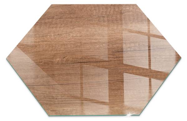 Glasplatte Forlen Braun - Glas - 40 x 40 x 0 cm