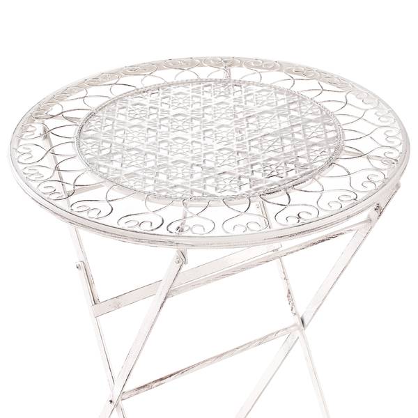 Bar Set TRIESTE Beige - Metall - Breite: 70 cm