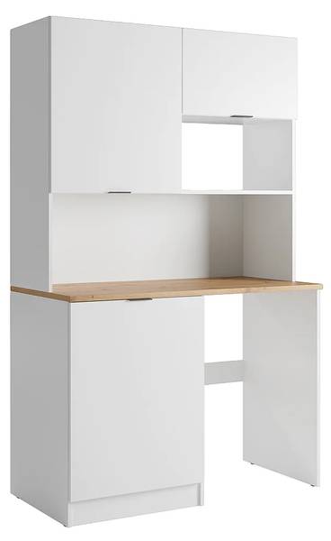 Küchenzeile CARMEO Hellbraun - Weiß