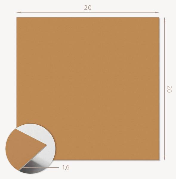 Vinylfliese Feurig 20er-Set 20 x 20 cm