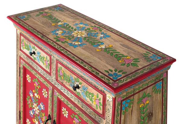 Sideboard 1893 Massivholz - 38 x 90 x 90 cm