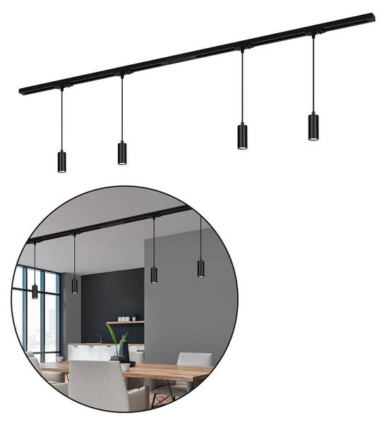 Pendelleuchte Schienensystem 8016045 Schwarz