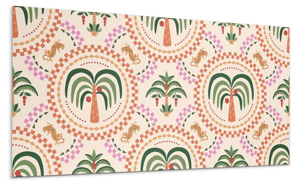 Klebepaneele Tropen Blatt 100 x 50 cm