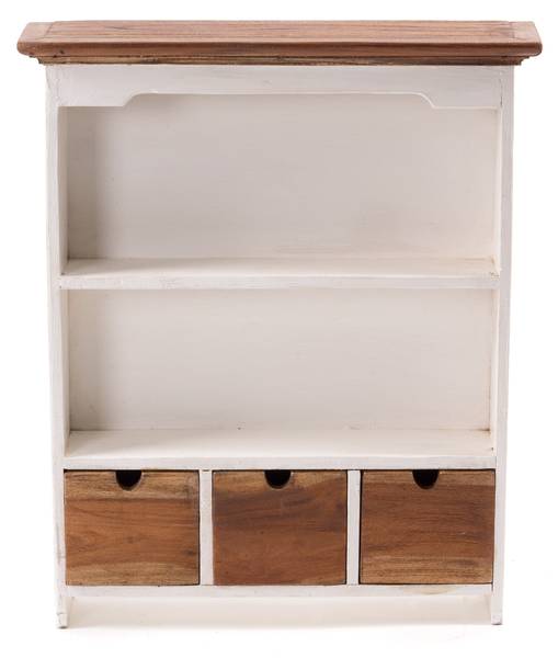 Wandschrank  Jasmina Braun - Massivholz - 50 x 60 x 12 cm