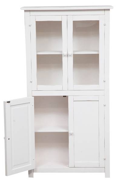 Vitrinenschrank SOPHIE Weiß