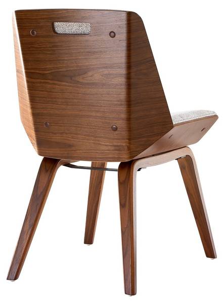 Stuhl NICO Beige - Webstoff - 46 x 76 x 53 cm