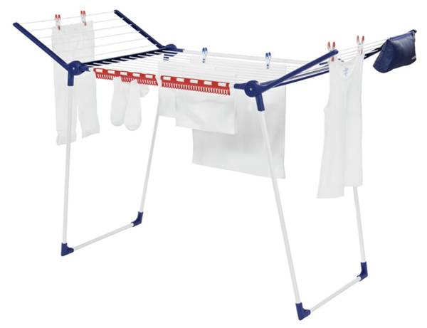 Wäscheständer 405014 Weiß - Stahl - 157 x 87 x 66 cm