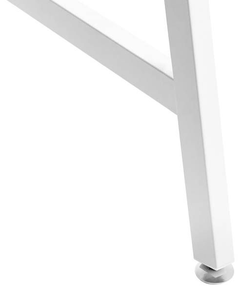 Schreibtisch ALAND Weiß - Holzwerkstoff - 80 x 94 x 62 cm