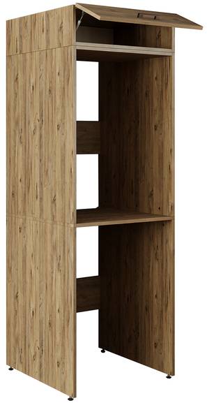 Waschmaschinenschrank DUO-II-67 Braun - Holzwerkstoff - 67 x 196 x 67 cm