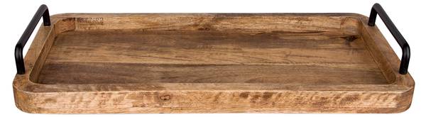 Serviertablett 1767853 Braun - Holzwerkstoff - 25 x 3 x 50 cm