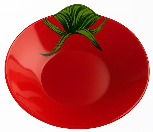 Schüssel ARIA FRESH Rot - Glas - 22 x 4 x 21 cm