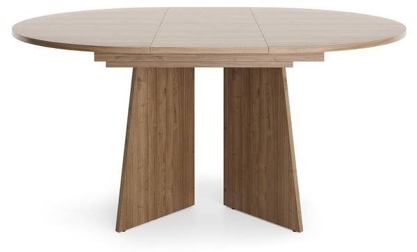 Eettafel AURENA bruin - plaatmateriaal op houtbasis - 160 x 76 x 120 cm