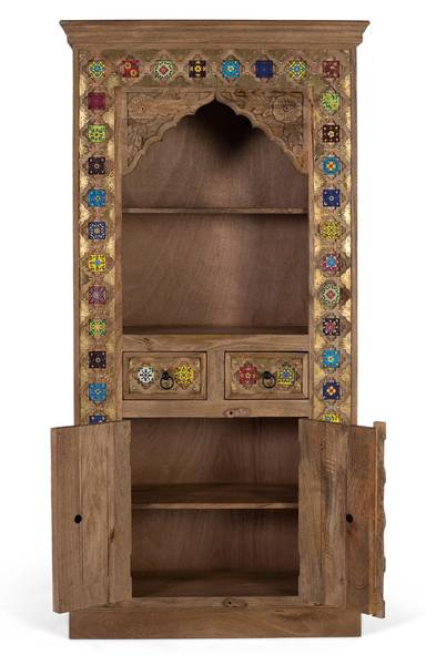 Möbel 2178 Marron - Bois massif - 90 x 180 x 40 cm