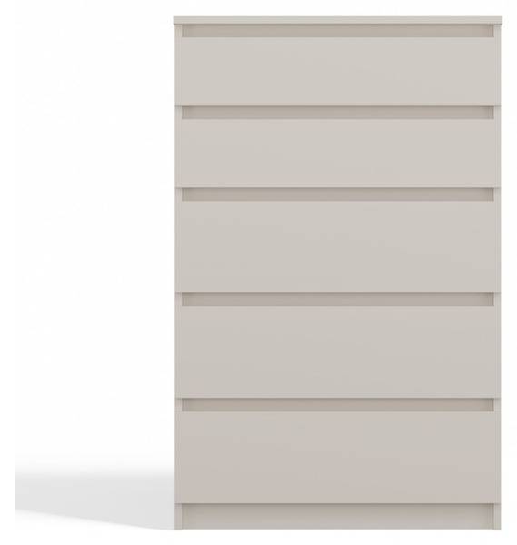 Ladekast Lizbona beige - plaatmateriaal op houtbasis - 70 x 110 x 40 cm