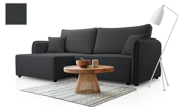 Ecksofa AURORA Schwarz