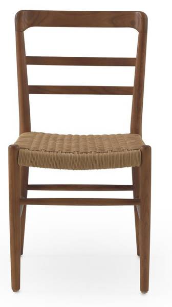 Stoelen 11593 set van 4 bruin - massief hout - 51 x 83 x 44 cm