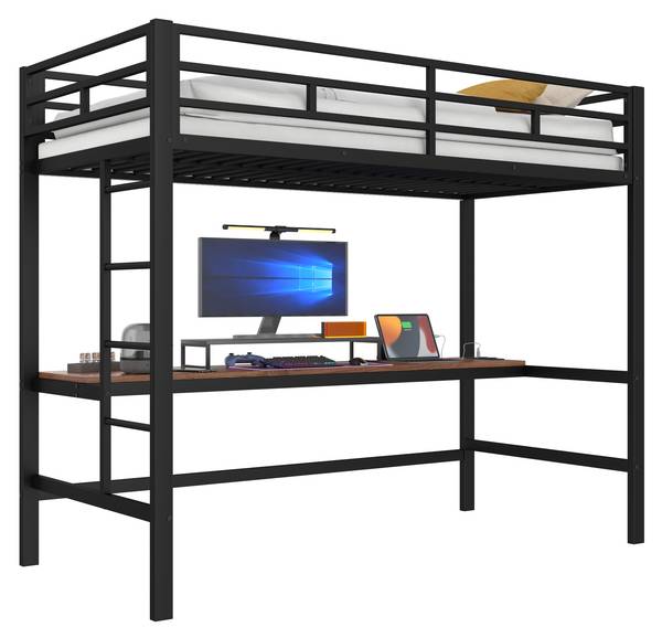 Hochbett EveMetalBuch Ⅰ Schwarz