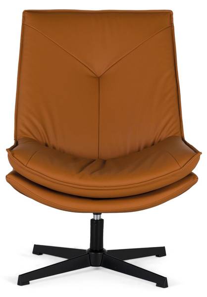Drehsessel 1982 Braun - Kunstleder - 63 x 95 x 90 cm