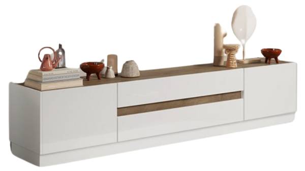TV Board UTOPIA Braun - Holzwerkstoff - 40 x 44 x 205 cm