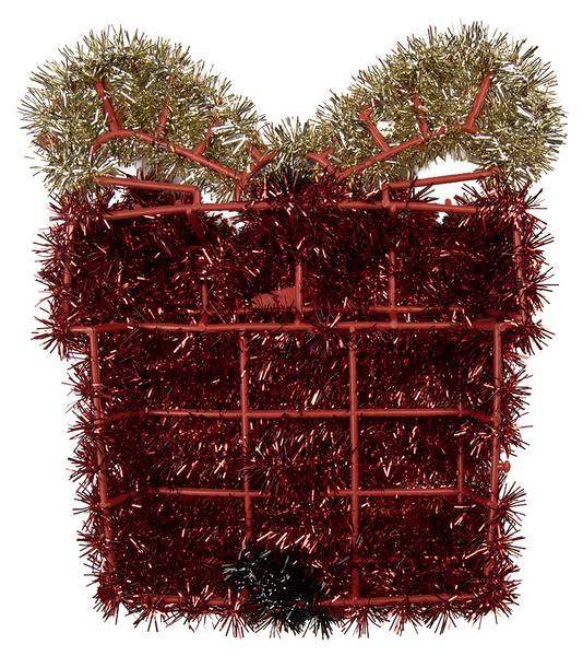 Weihnachtsanhänger Geschenk 66607 Rot - Kunststoff - 5 x 30 x 26 cm