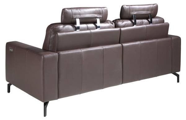 3-Sitzer Relaxsofa, Braun Breite: 206 cm