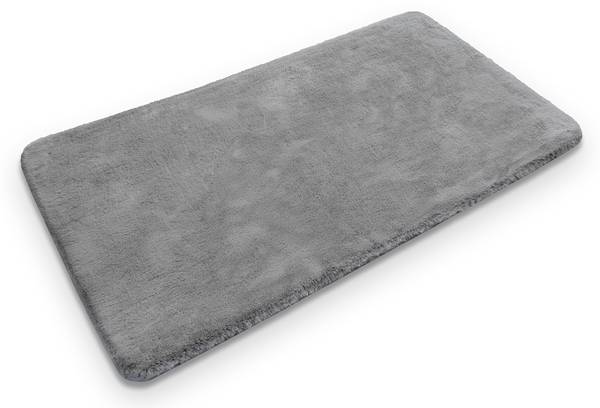 Badteppich Emil Grau - 60 x 100 cm