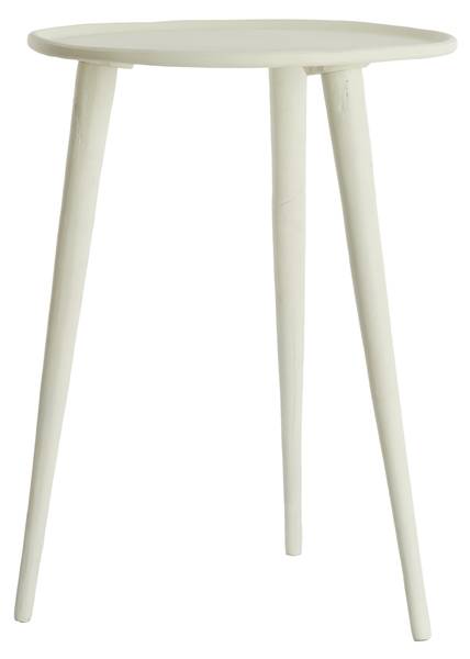 Tisch BABINA Weiß - Metall - 36 x 47 x 36 cm
