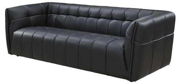 Couchgarnitur mit Sessel DUGORI 2er-Set Schwarz